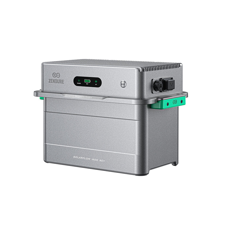 Zendure SolarFlow 1600 AC+ Balkonkraftwerk-Speicher in grauem Gehäuse