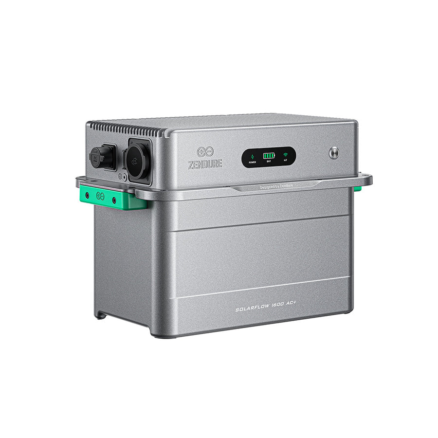 Zendure SolarFlow 1600 AC+ Balkonkraftwerk-Speicher in grauem Gehäuse