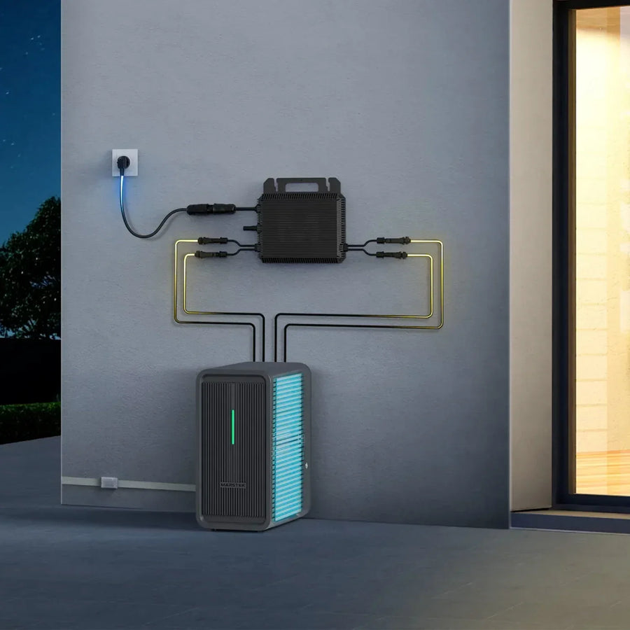 MARSTEK Saturn B2500-D Balkonkraftwerk Speicher mit 2,24kWh Kapazität und IP65-Schutz