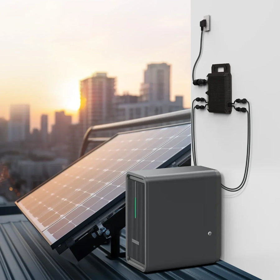 MARSTEK Saturn B2500-D Balkonkraftwerk Speicher mit 2,24kWh Kapazität und IP65-Schutz