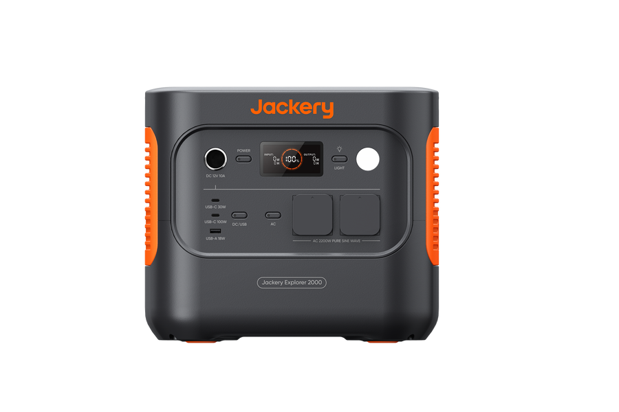 Jackery Explorer 2000 v2 kompakte LiFePO4-Powerstation mit 2042Wh und 2200W