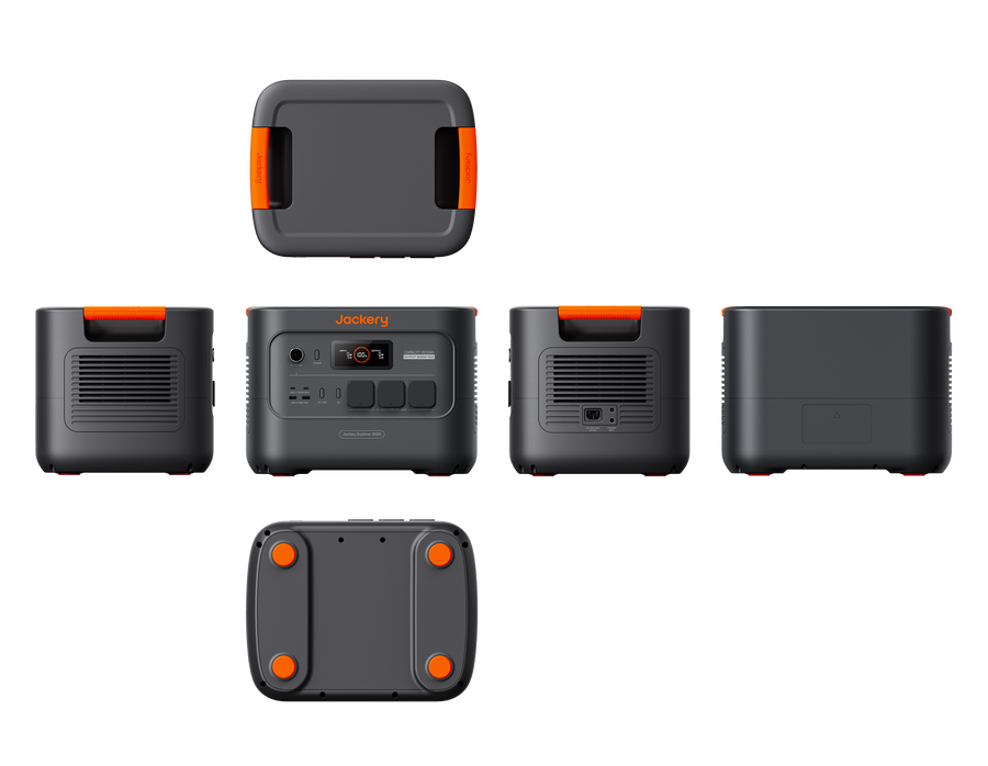 Jackery Explorer 3000 v2 tragbare Powerstation in kompaktem Design mit 3072Wh Kapazität