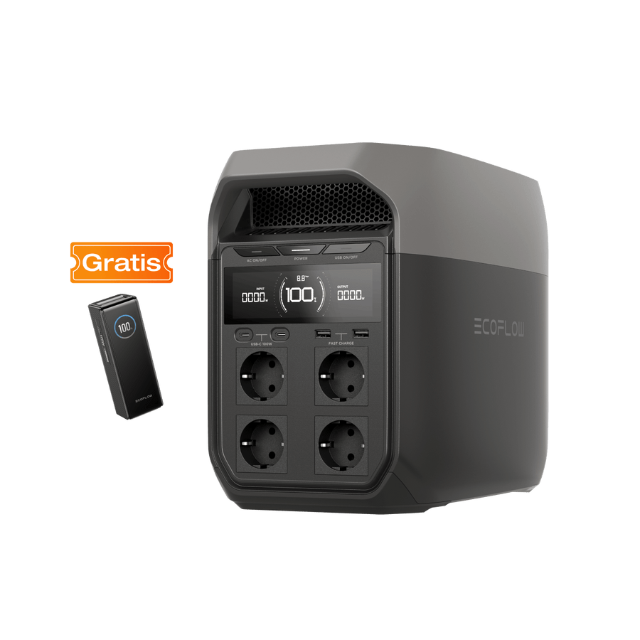 EcoFlow DELTA 3 Plus tragbare Powerstation mit X-Boost-Technologie bis 3600W