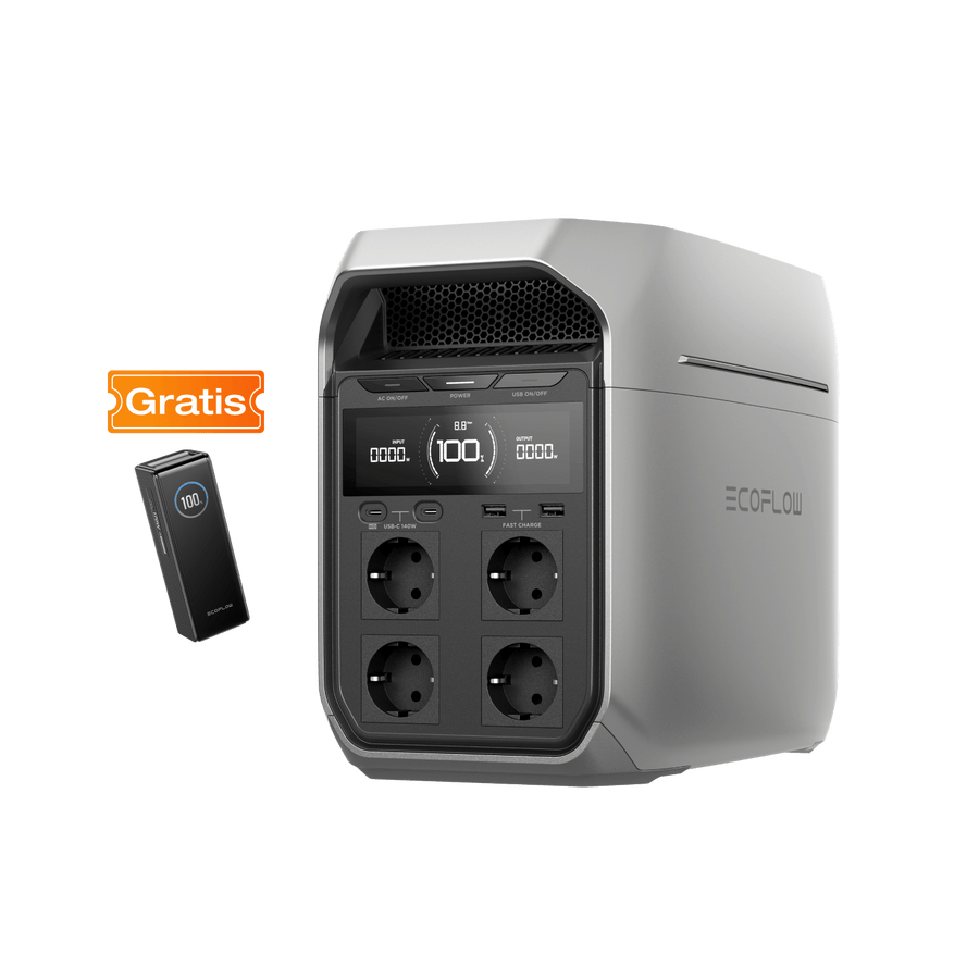 EcoFlow DELTA 3 Plus tragbare Powerstation mit X-Boost-Technologie bis 3600W