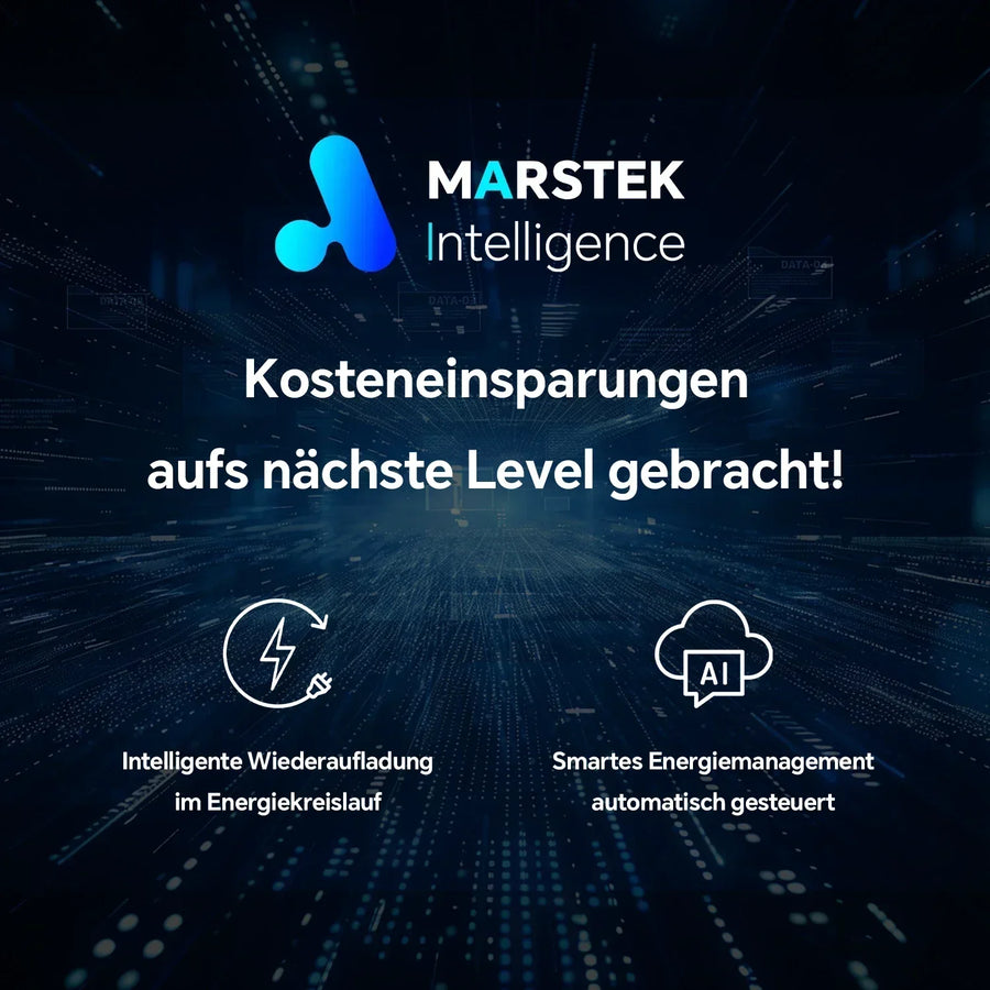 MARSTEK Venus E Gen 3.0 Plug-in Batterie mit 5,12kWh Kapazität und KI-Energiemanagement