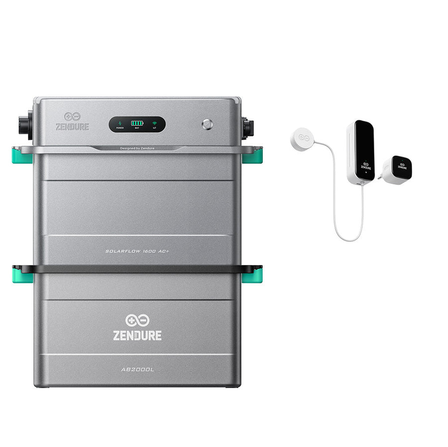 Zendure SolarFlow 1600 AC+ Balkonkraftwerk-Speicher in grauem Gehäuse