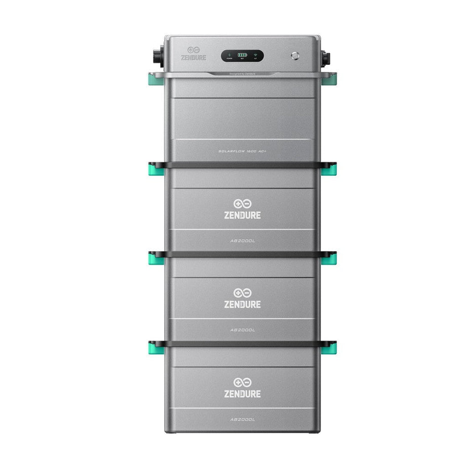 Zendure SolarFlow 1600 AC+ Balkonkraftwerk-Speicher in grauem Gehäuse