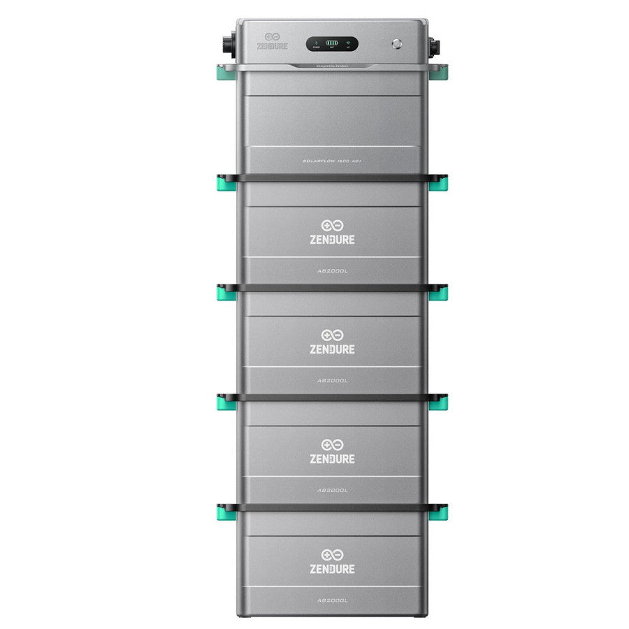 Zendure SolarFlow 1600 AC+ Balkonkraftwerk-Speicher in grauem Gehäuse