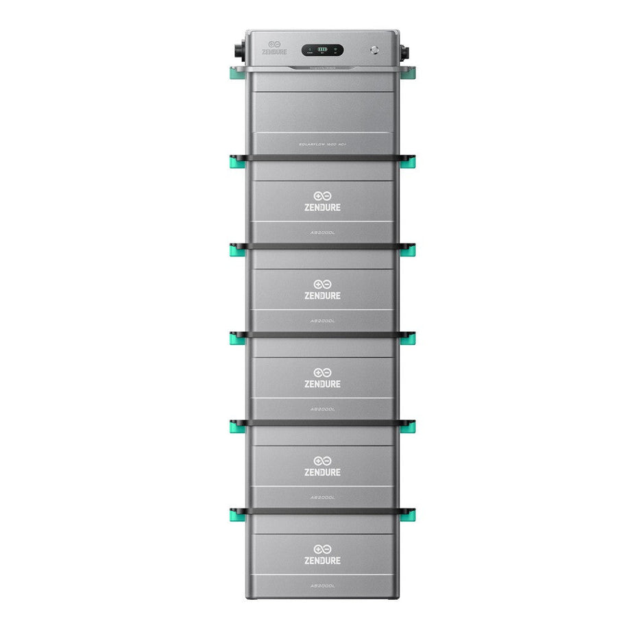 Zendure SolarFlow 1600 AC+ Balkonkraftwerk-Speicher in grauem Gehäuse