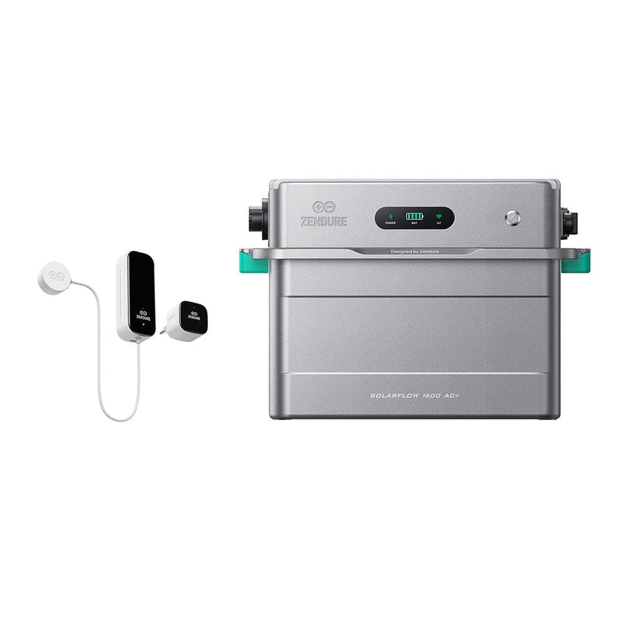 Zendure SolarFlow 1600 AC+ Balkonkraftwerk-Speicher in grauem Gehäuse