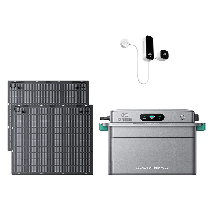 Zendure SolarFlow 800 Plus Balkonkraftwerk-Speicher mit Dual-MPPT in kompaktem Gehäuse