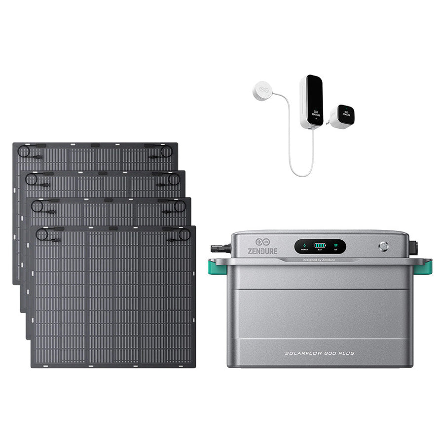 Zendure SolarFlow 800 Plus Balkonkraftwerk-Speicher mit Dual-MPPT in kompaktem Gehäuse