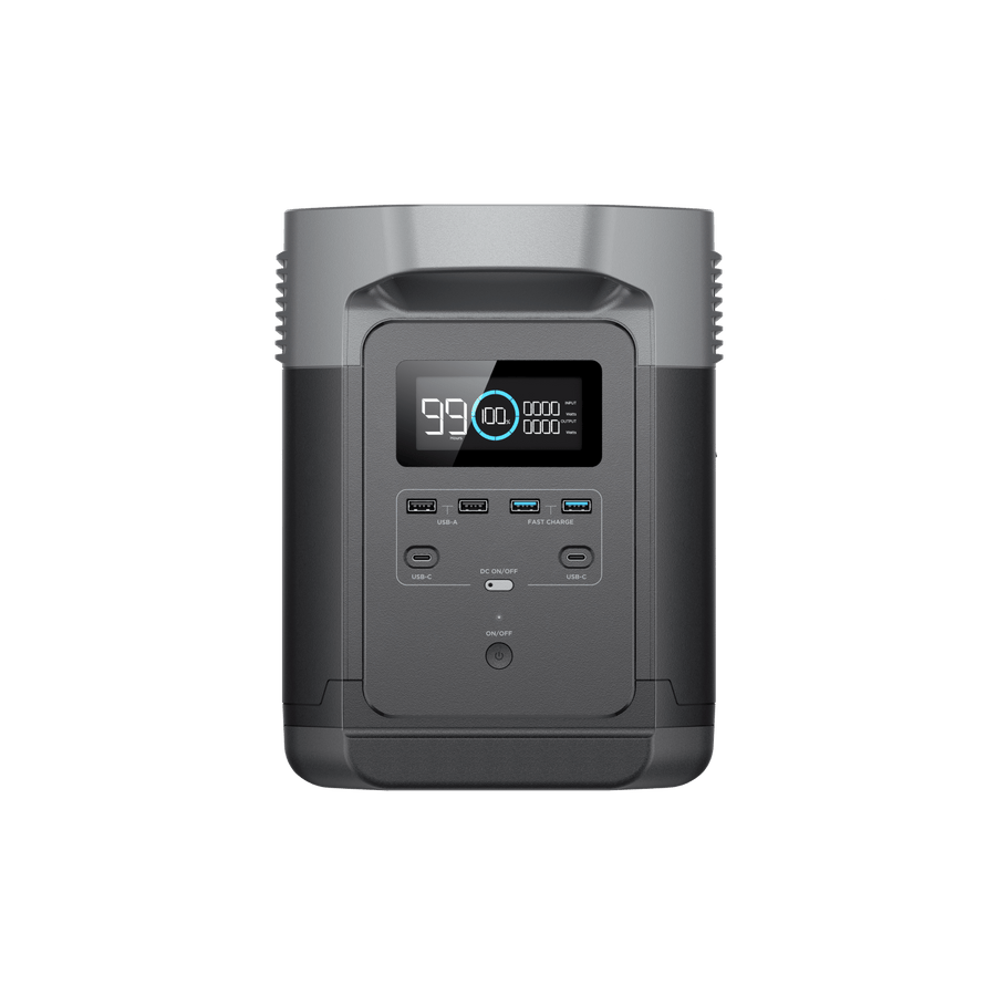 EcoFlow DELTA mobile Powerstation mit 1260Wh Kapazität und 6 AC-Ausgängen