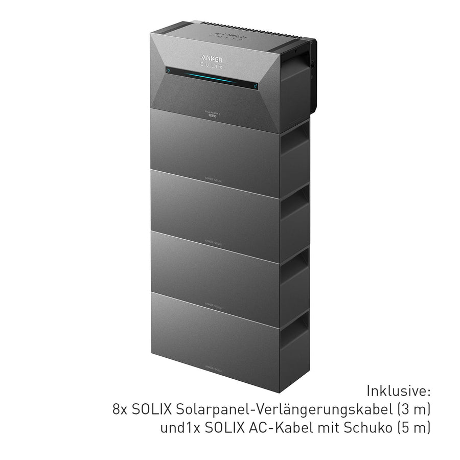 Anker SOLIX Solarbank 3 E2700 PRO + 4x BP2700 Erweiterungsakku