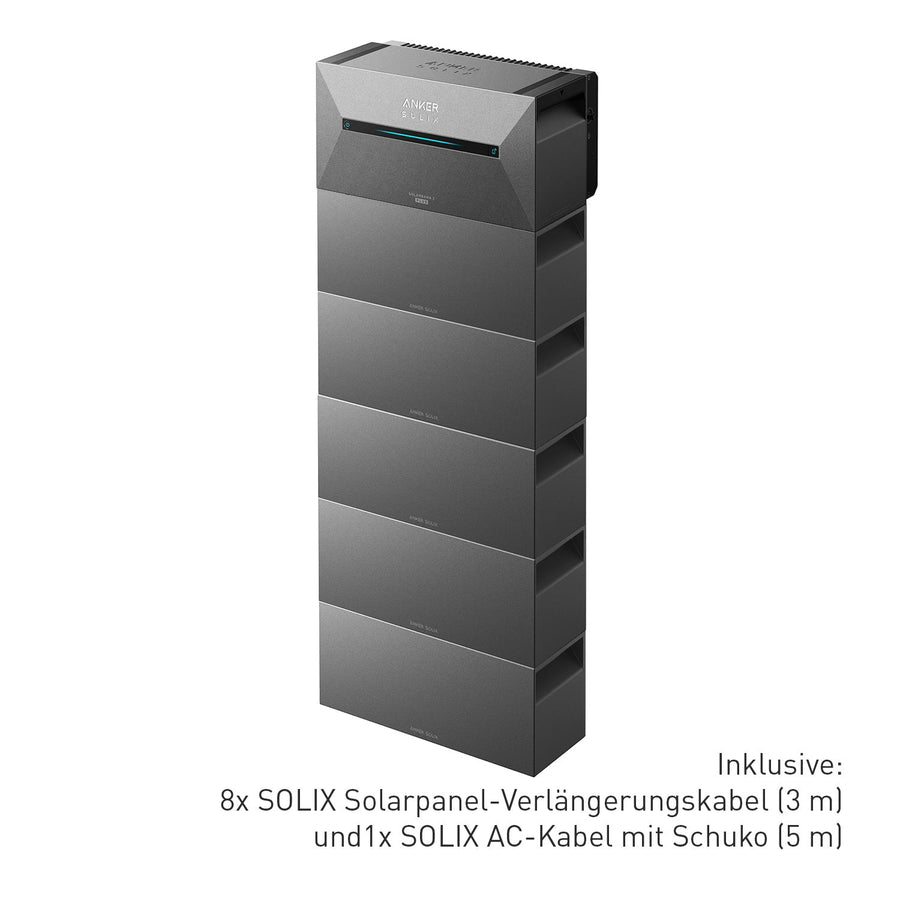 Anker SOLIX Solarbank 3 E2700 PRO + 5x BP2700 Erweiterungsakku